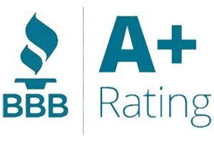 Better Business Bureau A+ rating logo